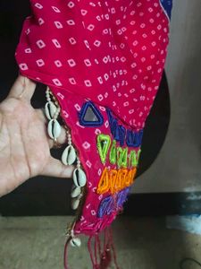 Dandiya dress with mirror work