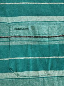 Men's Striped Polo T-Shirt