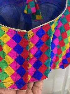 Vibrant Geometric Print Blouse