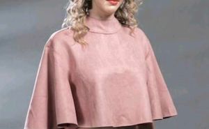 Velvet Cute Pink Crop Top
