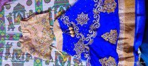 blue lehenga choli