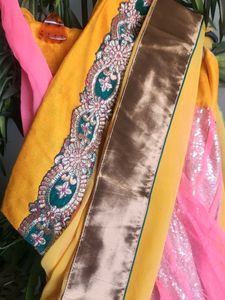 Elegant Ethnicand beautiful Lehenga like saree