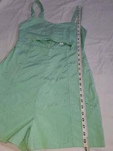 Beautiful Sea Green Short Jump Suit Size S