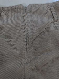 Corduroy Mini Skirt; size 26