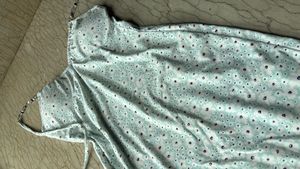 Light Blue Floral Mini Dress