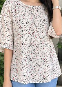 Stylish Printed Top Size S