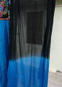 Blue Embroidered Anarkali Dress