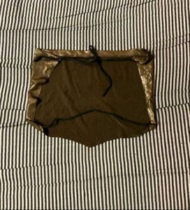 Metallic Gold Bandeau Top