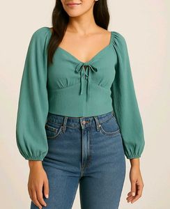 Smoked back Crop Top