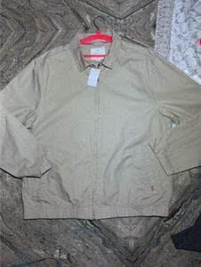 Classic Beige Bomber Jacket
