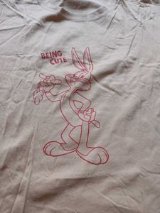 Cute Bugs Bunny Graphic T-Shirt