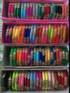 Return Gifts Combo Thread Bangles 12