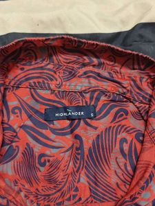 Men's Printed Button-Down Shirt