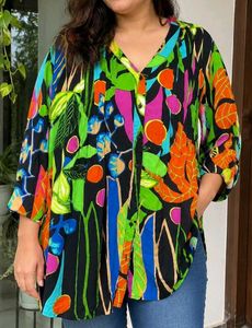 plus size tropical top / dress