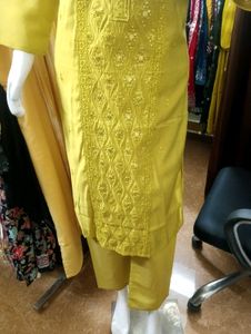 Yellow Kurta Set with Dupatta