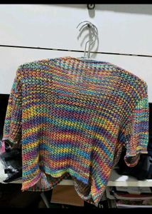 Deep knit top