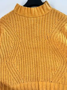 Mustard Knit Pullover