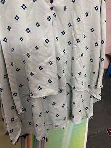 Stylish Tiered Print Kurta