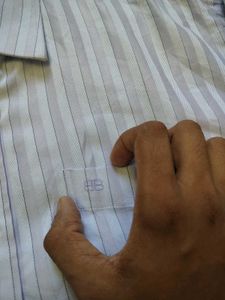 vintage Balenciaga Mafia look Striped Shirt