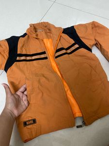 Orange &amp; Black Padded Jacket