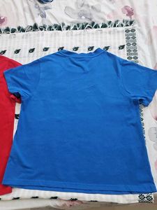 Two T shirt Red and Blue
