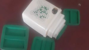 Vintage Canister Set - Opaque Plastic