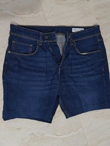 Blue Denim Shorts