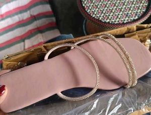 Sparkly Strappy Flat Sandals
