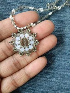 Delicate Beaded Necklace handmade