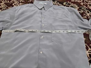 Classic Grey Button-Up Shirt