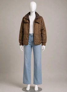 Vintage Brown Puffer Jacket