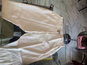 Elegant White Kurta with Foil Print