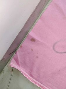 Soft Pink Fleece shawl