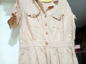 Beige Jumpsuit