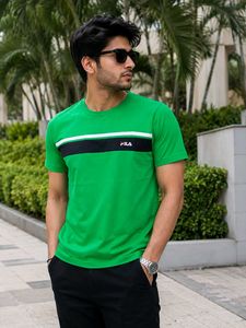 FILA Men's Green T-Shirt