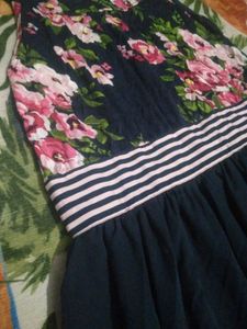 Floral Print Sleeveless Midi Dress