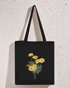 Black Colour Handprint Stylish Tote Hand Bag