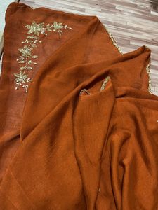 Crushed tissue silk saree new
