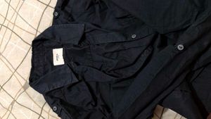 Classic Black Shirt Dress