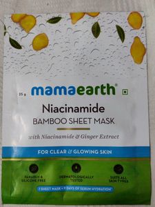 Mamaearth Niacinamide Bamboo Sheet Mask
