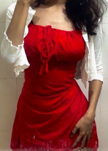 Chic Red Mini Dress
