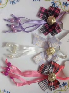 Set of 3 Handmade Hair Bows