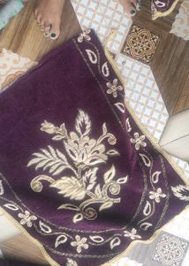 Embroidered Sofa Cover Set
