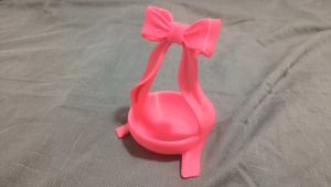 Blush BowLuxe Hair Tie Holder