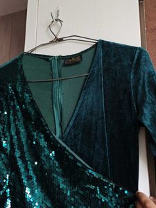 Stunning Emerald Sequin Dress