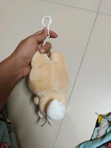 Cute Hamster Plush Keychain