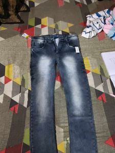 Stylish Washed Denim Jeans