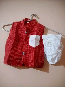 Boys' Ethnic Vest Set Combo