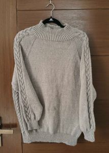 Handmade Knit Sweater  acrylic of peru wool