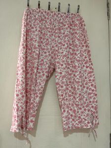 Pink Paisley Capris